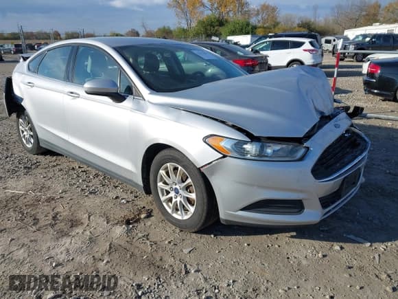 ✅ 2015 Ford Fusion S • VIN: 3FA6P0G7XFR215411 • Лот: 43591854. Опубликован ранее на IAAI с пробегом 148 548 миль. Бесплатный доступ к архиву аукционных продаж из США и подробный отчёт об истории автомобиля на DreamBid. Изображение 1.