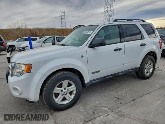 ✅ 2008 Ford Escape Hybrid • VIN: 1FMCU59H28KC64145 • Lot: 96042515. Listed on Copart with 63,042 mi. Free auction sales archive from the USA and detailed vehicle history report at DreamBid. Image 1.