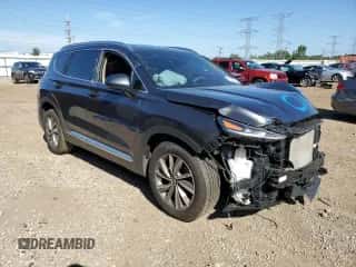 2020 Hyundai Santa Fe SEL with VIN 5NMS33AD6LH277789, listed as a Copart auction lot 71029125 with 84,534 mi miles and Salvage title. Bid and sale history available at DreamBid. Image 4.