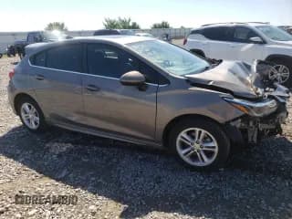 ✅ 2018 Chevrolet Cruze LT • VIN: 3G1BE6SM0JS599210 • Lot: 56712353. Listed on Copart with Not provided. Free auction sales archive from the USA and detailed vehicle history report at DreamBid. Image 4.