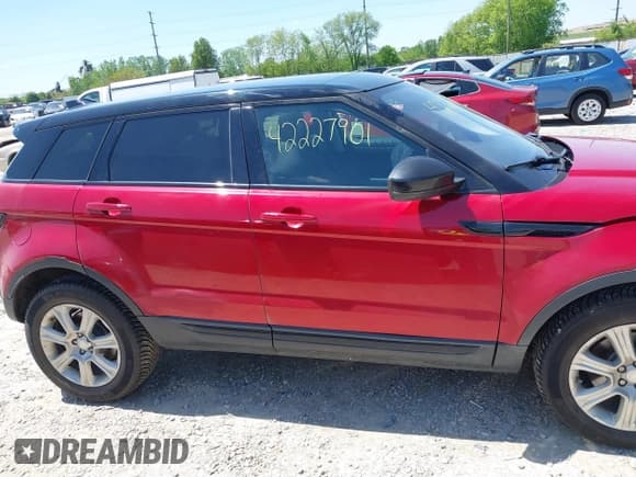 ✅ 2018 Land Rover Range Rover Evoque SE • VIN: SALVP2RXXJH298016 • Lot: 42227901. Listed on IAAI with 73,681 mi. Free auction sales archive from the USA and detailed vehicle history report at DreamBid. Image 13.