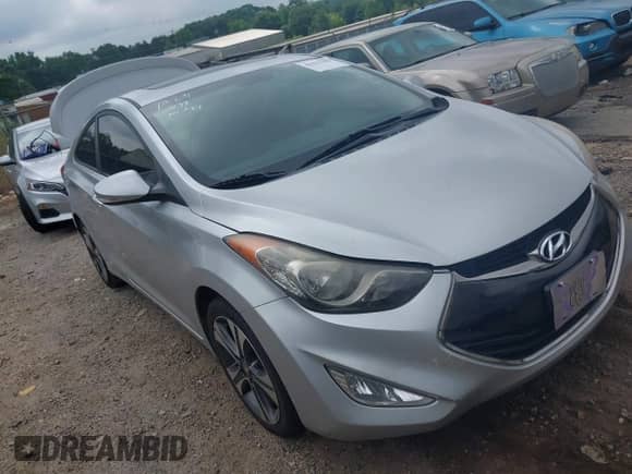 2013 Hyundai Elantra GS with VIN KMHDH6AE9DU002802, listed as a IAAI auction lot 42433199 with 145,643 mi miles and . Bid and sale history available at DreamBid. Image 1.