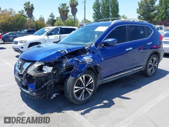✅ 2017 Nissan Rogue SV • VIN: JN8AT2MT9HW146020 • Lot: 42396120. Listed on IAAI with 73,436 mi. Free auction sales archive from the USA and detailed vehicle history report at DreamBid. Image 2.