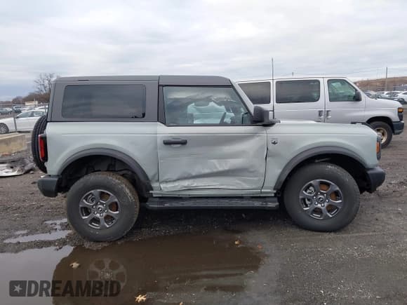 ✅ 2024 Ford Bronco Big Bend • VIN: 1FMDE7AH8RLA22500 • Lot: 41725517. Listed on IAAI with 3,176 mi. Free auction sales archive from the USA and detailed vehicle history report at DreamBid. Image 14.