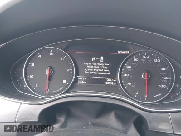 ✅ 2013 Audi A7 Premium Plus • VIN: WAUYGAFC1DN008541 • Lot: 41193677. Listed on IAAI with 110,092 mi. Free auction sales archive from the USA and detailed vehicle history report at DreamBid. Image 7.