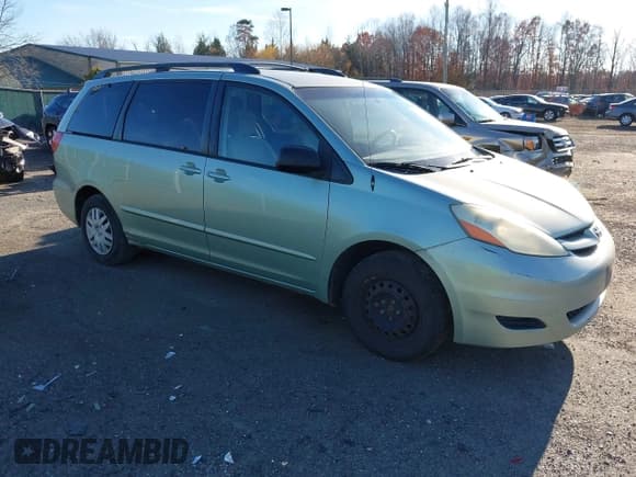 ✅ 2006 Toyota Sienna LE • VIN: 5TDZA23C36S513139 • Lot: 43780358. Listed on IAAI with 179,902 mi. Free auction sales archive from the USA and detailed vehicle history report at DreamBid. Image 1.