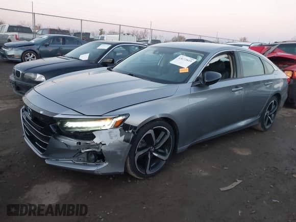 ✅ 2021 Honda Accord Sport SE • VIN: 1HGCV1F48MA045817 • Лот: 43672819. Опубликован ранее на IAAI с пробегом 39 435 миль. Бесплатный доступ к архиву аукционных продаж из США и подробный отчёт об истории автомобиля на DreamBid. Изображение 2.