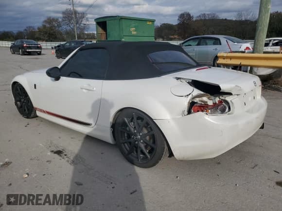 ✅ 2015 Mazda MX-5 Miata Club • VIN: JM1NC2LF8F0239202 • Lot: 91487985. Listed on Copart with 51,525 mi. Free auction sales archive from the USA and detailed vehicle history report at DreamBid. Image 2.