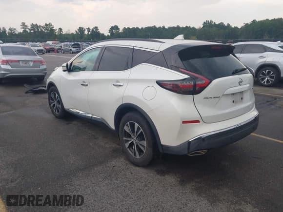 ✅ 2020 Nissan Murano SV • VIN: 5N1AZ2BJ0LN133713 • Lot: 42695029. Listed on IAAI with 73,352 mi. Free auction sales archive from the USA and detailed vehicle history report at DreamBid. Image 3.
