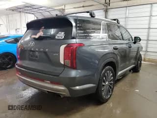 ✅ 2023 Hyundai Palisade Calligraphy • VIN: KM8R7DGE7PU498000 • Лот: 78938874. Опубликован ранее на Copart с пробегом 54 156 миль. Бесплатный доступ к архиву аукционных продаж из США и подробный отчёт об истории автомобиля на DreamBid. Изображение 3.