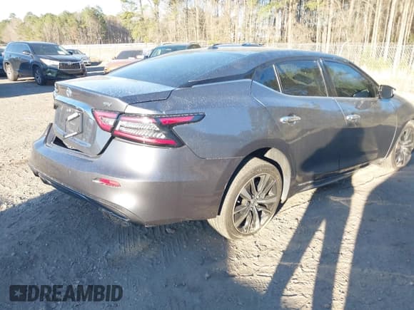 ✅ 2022 Nissan Maxima SV • VIN: 1N4AA6CVXNC504238 • Lot: 41688376. Listed on IAAI with 66,838 mi. Free auction sales archive from the USA and detailed vehicle history report at DreamBid. Image 4.