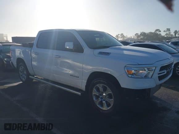 ✅ 2022 Ram 1500 Big Horn • VIN: 1C6RREFM5NN274493 • Лот: 43632384. Опубликован ранее на IAAI с пробегом 35 138 миль. Бесплатный доступ к архиву аукционных продаж из США и подробный отчёт об истории автомобиля на DreamBid. Изображение 1.