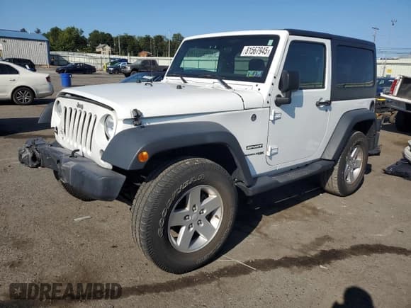 ✅ 2018 Jeep Wrangler Sport S • VIN: 1C4AJWAG0JL816612 • Lot: 81567945. Listed on Copart with 49,645 mi. Free auction sales archive from the USA and detailed vehicle history report at DreamBid. Image 1.