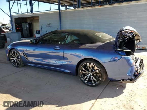 ✅ 2025 BMW 8 Series M850i xDrive • VIN: WBAFY4C03SCT58021 • Lot: 87480165. Listed on Copart with 5,502 mi. Free auction sales archive from the USA and detailed vehicle history report at DreamBid. Image 2.