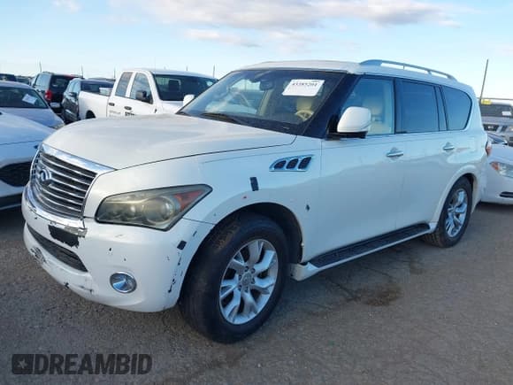 ✅ 2013 Infiniti QX56 • VIN: JN8AZ2NE8D9041038 • Lot: 43285201. Listed on IAAI with 185,674 mi. Free auction sales archive from the USA and detailed vehicle history report at DreamBid. Image 2.