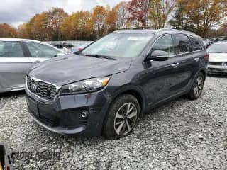 ✅ 2019 Kia Sorento EX • VIN: 5XYPHDA55KG540644 • Лот: 91177055. Опубликован ранее на Copart с пробегом 52 176 миль. Бесплатный доступ к архиву аукционных продаж из США и подробный отчёт об истории автомобиля на DreamBid. Изображение 1.