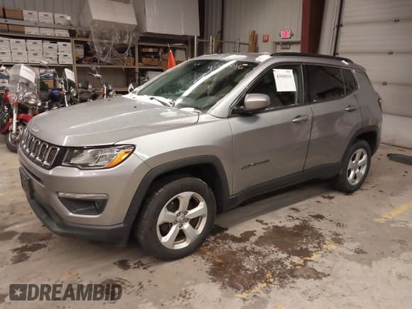 ✅ 2018 Jeep Compass Latitude • VIN: 3C4NJDBB4JT434631 • Лот: 43660016. Опубликован ранее на IAAI с пробегом 126 358 миль. Бесплатный доступ к архиву аукционных продаж из США и подробный отчёт об истории автомобиля на DreamBid. Изображение 2.