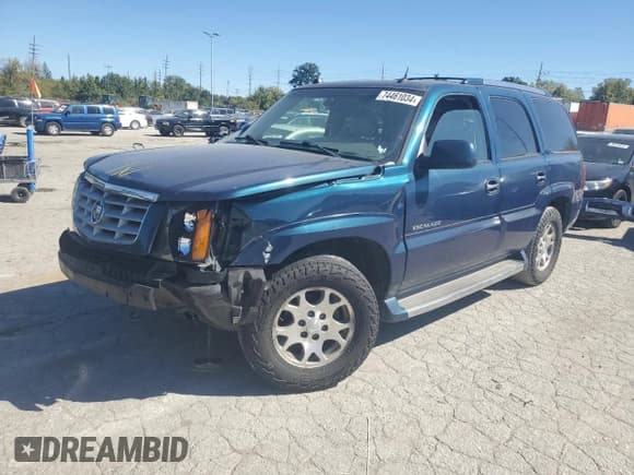 ✅ 2005 Cadillac Escalade • VIN: 1GYEC63N95R273247 • Lot: 74461034. Wystawiony na Copart z przebiegiem Nie podano. Bezpłatny archiwum sprzedaży aukcyjnych z USA i szczegółowy raport historii pojazdu na DreamBid. Zdjęcie 1.