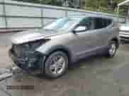 2018 Hyundai Santa Fe 2.4L with VIN 5XYZT3LB2JG559137, listed as a Copart auction lot 83994075 with 121,622 mi miles and Salvage title. Bid and sale history available at DreamBid. Image 1.