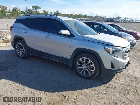 ✅ 2020 GMC Terrain SLT • VIN: 3GKALPEX2LL236767 • Lot: 43776334. Listed on IAAI with 55,371 mi. Free auction sales archive from the USA and detailed vehicle history report at DreamBid. Image 1.