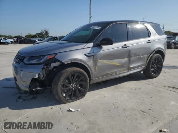 ✅ 2023 Land Rover Discovery Sport SE R-Dynamic • VIN: SALCL2FXXPH334884 • Lot: 49233755. Listed on Copart with 14,787 mi. Free auction sales archive from the USA and detailed vehicle history report at DreamBid. Image 1.