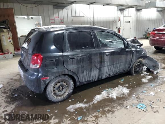 ✅ 2007 Chevrolet Aveo LS • VIN: KL1TD66607B762461 • Lot: 45194665. Wystawiony na Copart z przebiegiem Nie podano. Bezpłatny archiwum sprzedaży aukcyjnych z USA i szczegółowy raport historii pojazdu na DreamBid. Zdjęcie 3.