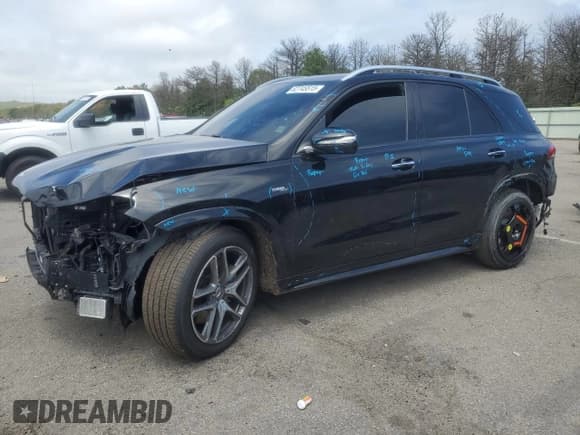 ✅ 2021 Mercedes-Benz GLE 53 AMG • VIN: 4JGFB6BB6MA319761 • Lot: 62745515. Wystawiony na Copart z przebiegiem 37 661 mil. Bezpłatny archiwum sprzedaży aukcyjnych z USA i szczegółowy raport historii pojazdu na DreamBid. Zdjęcie 1.