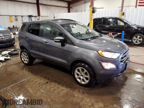 ✅ 2018 Ford EcoSport SE • VIN: MAJ6P1UL9JC247913 • Lot: 92694815. Listed on Copart with 51,405 mi. Free auction sales archive from the USA and detailed vehicle history report at DreamBid. Image 4.