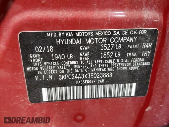 ✅ 2018 Hyundai Accent SE • VIN: 3KPC24A3XJE023883 • Лот: 51819745. Опубликован ранее на Copart с пробегом 139 799 миль. Бесплатный доступ к архиву аукционных продаж из США и подробный отчёт об истории автомобиля на DreamBid. Изображение 12.