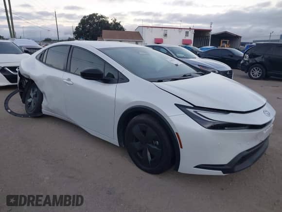 2024 Toyota Prius LE with VIN JTDACAAU6R3035544, listed as a IAAI auction lot 43413536 with 19,097 mi miles and . Bid and sale history available at DreamBid. Image 1.