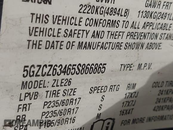 ✅ 2005 Saturn VUE • VIN: 5GZCZ63465S866865 • Lot: 41825612. Wystawiony na IAAI z przebiegiem Nie podano. Bezpłatny archiwum sprzedaży aukcyjnych z USA i szczegółowy raport historii pojazdu na DreamBid. Zdjęcie 9.