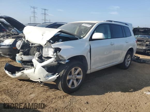 ✅ 2009 Toyota Highlander • VIN: JTEDA41A392001041 • Lot: 82402155. Listed on Copart with Not provided. Free auction sales archive from the USA and detailed vehicle history report at DreamBid. Image 1.