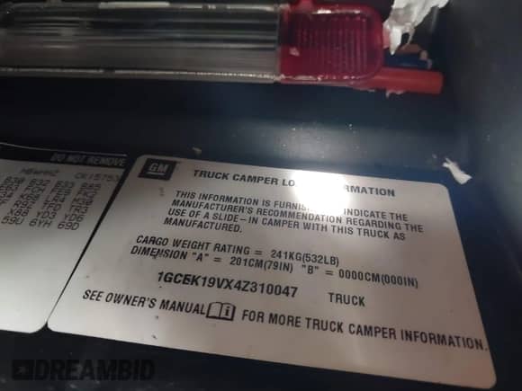 2004 Chevrolet Silverado 1500 with VIN 1GCEK19VX4Z310047, listed as a IAAI auction lot 41306245 with Not provided miles and . Bid and sale history available at DreamBid. Image 9.