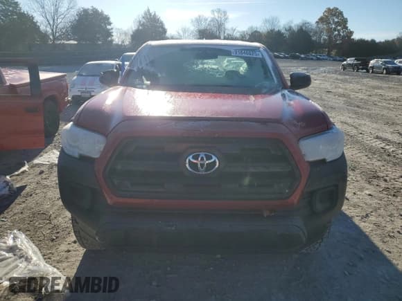 ✅ 2017 Toyota Tacoma SR • VIN: 5TFRX5GN4HX097384 • Лот: 91846025. Опубликован ранее на Copart с пробегом 148 492 миль. Бесплатный доступ к архиву аукционных продаж из США и подробный отчёт об истории автомобиля на DreamBid. Изображение 5.