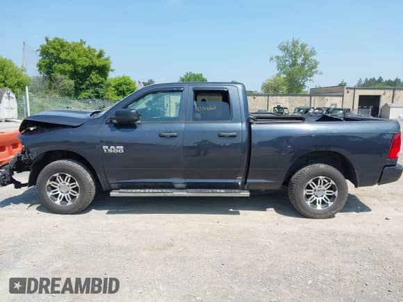 2019 Ram 1500 Tradesman with VIN 1C6RR7FG4KS624571, listed as a IAAI auction lot 42463369 with 53,065 mi miles and . Bid and sale history available at DreamBid. Image 15.