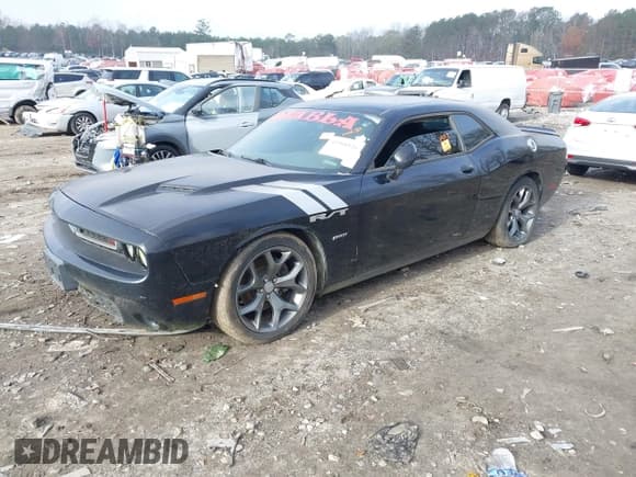 ✅ 2016 Dodge Challenger R/T Plus • VIN: 2C3CDZBTXGH271655 • Lot: 43908126. Listed on IAAI with 168,595 mi. Free auction sales archive from the USA and detailed vehicle history report at DreamBid. Image 2.