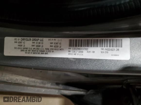 ✅ 2012 Dodge Avenger SE • VIN: 1C3CDZAB6CN147022 • Лот: 90135485. Опубликован ранее на Copart с пробегом 175 462 миль. Бесплатный доступ к архиву аукционных продаж из США и подробный отчёт об истории автомобиля на DreamBid. Изображение 12.