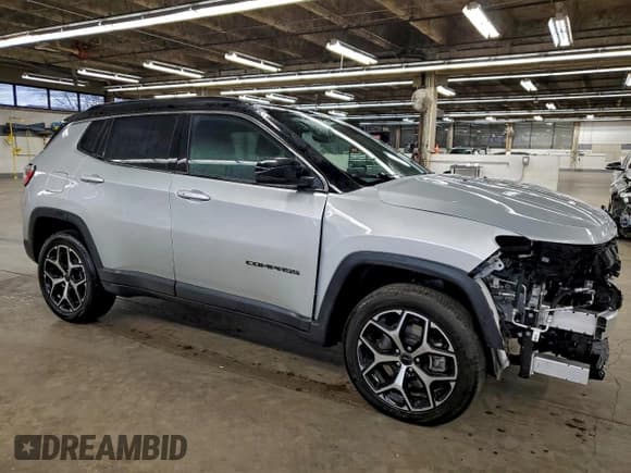 ✅ 2025 Jeep Compass Limited • VIN: 3C4NJDCN6ST581625 • Lot: 94519955. Listed on Copart with 16,487 mi. Free auction sales archive from the USA and detailed vehicle history report at DreamBid. Image 4.