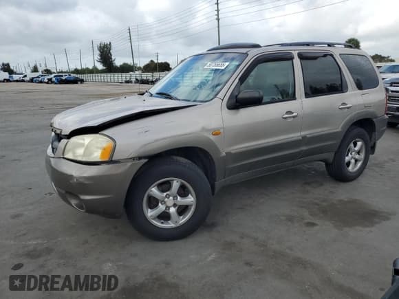 ✅ 2001 Mazda Tribute LX • VIN: 4F2CU08191KM64778 • Lot: 50755655. Listed on Copart with 114,161 mi. Free auction sales archive from the USA and detailed vehicle history report at DreamBid. Image 1.