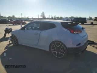2020 Hyundai Veloster z VIN KMHT36AH9LU006271, wystawiony jako Copart lot #87709915 z przebiegiem 55 073 mil mil oraz Szkoda całkowita • Salvage title. Historia ofert i sprzedaży dostępna na DreamBid. Obrazek 2.