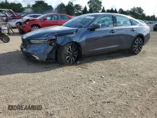 2024 Honda Accord Touring with VIN 1HGCY2F84RA096559, listed as a Copart auction lot 71612385 with 11,443 mi miles and Salvage title. Bid and sale history available at DreamBid. Image 1.