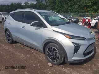2022 Chevrolet Bolt EUV Premier z VIN 1G1FZ6S05N4132972, wystawiony jako IAAI lot #42365283 z przebiegiem 46 647 mil mil oraz . Historia ofert i sprzedaży dostępna na DreamBid. Obrazek 1.