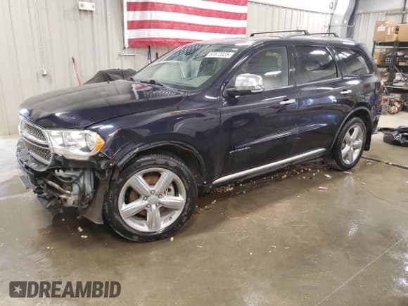 ✅ 2011 Dodge Durango Citadel • VIN: 1D4SE5GT1BC695276 • Lot: 67872025. Listed on Copart with 271,472 mi. Free auction sales archive from the USA and detailed vehicle history report at DreamBid. Image 1.