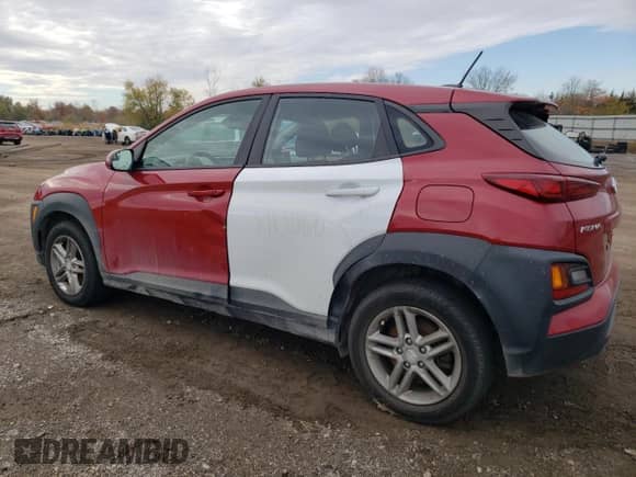 2019 Hyundai Kona SE z VIN KM8K1CAA2KU280445, wystawiony jako Copart lot #82716015 z przebiegiem 86 415 mil mil oraz Czysty tytuł • Clean title. Historia ofert i sprzedaży dostępna na DreamBid. Obrazek 2.