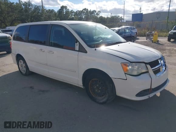 ✅ 2012 Dodge Grand Caravan SE • VIN: 2C4RDGBG4CR405206 • Лот: 43229640. Опубликован ранее на IAAI с пробегом Не указан. Бесплатный доступ к архиву аукционных продаж из США и подробный отчёт об истории автомобиля на DreamBid. Изображение 1.
