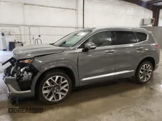 ✅ 2021 Hyundai Santa Fe Calligraphy • VIN: 5NMS5DAL4MH360419 • Lot: 59480634. Wystawiony na Copart z przebiegiem 28 102 mil. Bezpłatny archiwum sprzedaży aukcyjnych z USA i szczegółowy raport historii pojazdu na DreamBid. Zdjęcie 1.