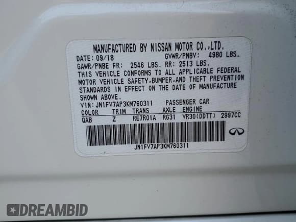 ✅ 2019 Infiniti Q50 Red Sport 400 • VIN: JN1FV7AP3KM760311 • Lot: 84064674. Wystawiony na Copart z przebiegiem 47 397 mil. Bezpłatny archiwum sprzedaży aukcyjnych z USA i szczegółowy raport historii pojazdu na DreamBid. Zdjęcie 12.