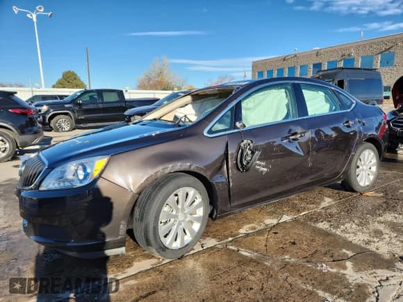 ✅ 2015 Buick Verano • VIN: 1G4PP5SK9F4151258 • Лот: 91080565. Опубликован ранее на Copart с пробегом 107 153 миль. Бесплатный доступ к архиву аукционных продаж из США и подробный отчёт об истории автомобиля на DreamBid. Изображение 1.