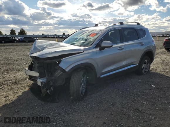 ✅ 2022 Hyundai Santa Fe SEL • VIN: 5NMS2DAJ8NH409355 • Lot: 82594975. Listed on Copart with 33,651 mi. Free auction sales archive from the USA and detailed vehicle history report at DreamBid. Image 1.