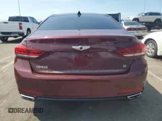 2015 Hyundai Genesis 3.8L z VIN KMHGN4JE8FU066276, wystawiony jako Copart lot #68118794 z przebiegiem 83 644 mil mil oraz Szkoda całkowita • Salvage title. Historia ofert i sprzedaży dostępna na DreamBid. Obrazek 6.